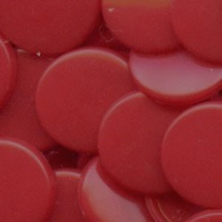 Plastic Snap Fasteners 12.4 mm, colour B1-light red/25 pcs.