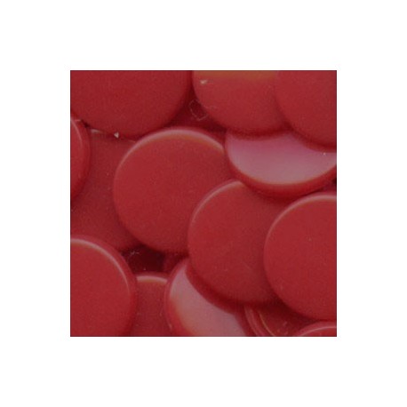 Plastic Snap Fasteners 12.4 mm, colour B1-light red/25 pcs.