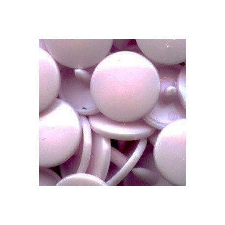 Plastic Snap Fasteners 12.4 mm, colour B21-light rose/25 pcs.