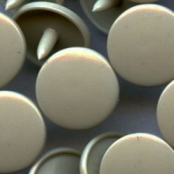 Plastic Snap Fasteners 12.4 mm, colour B23-beige/25 pcs.