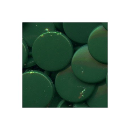 Spaudė plastikinė 12.4 mm, spalva B29 - nefrito žalia/25 vnt.