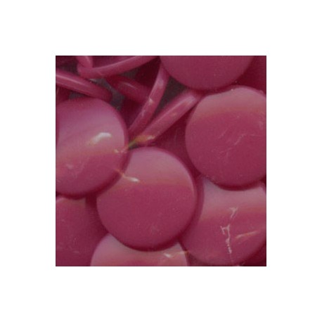 Plastic Snap Fasteners 12.4 mm, colour B33-dark pink/25 pcs.