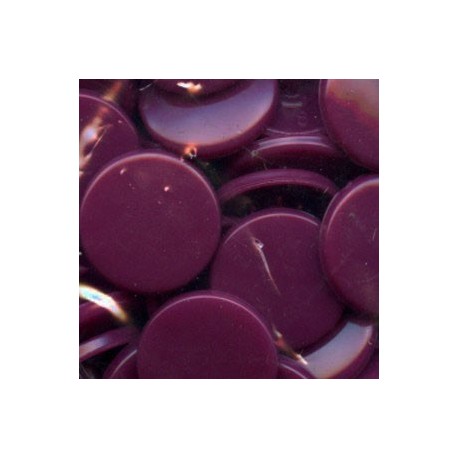 Plastic Snap Fasteners 12.4 mm, colour B34-bordeaux/25 pcs.