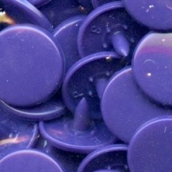 Plastic Snap Fasteners 12.4 mm, colour B35- light purple/25 pcs.