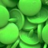 Plastic Snap Fasteners 12.4 mm, colour B50-neon green/25 pcs.