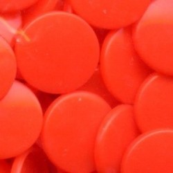 Plastic Snap Fasteners 12.4 mm, colour B52-neon orange/25 pcs.