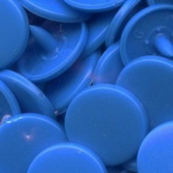 Plastic Snap Fasteners 10.7 mm, colour B8-blue/25 pcs.