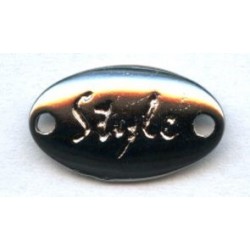 17718N Papuošimas metalinis "Style"/nikelis/1vnt.