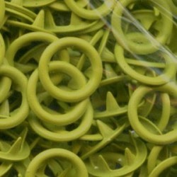 18993 Open Ring Snap Fasteners 9.5mm/125yellow/50pcs.