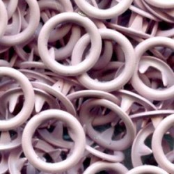 19883 Open Ring Snap Fasteners 9.5mm/127rose/50pcs.