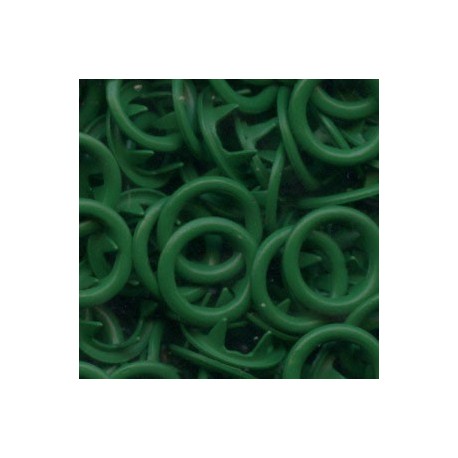 Open Ring Snap Fasteners 9.5mm/color 132 - green/50pcs.