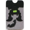 Felt Smartphone Case DIY Bat Size M Grey/black art.933-01
