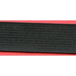 Knitted elastic 50 mm width black/1 m