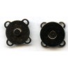 Sew-on magnetic clasp 18 mm/graphite/1 pc.