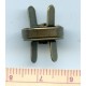 Magnetic Snap Fasteners 14 mm, old brass//1 pc.