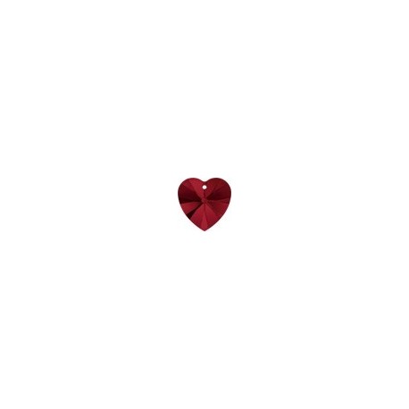 Swarovski pendant "Heart" art. 6202/10.3x10 mm, color -  SIAM/1 pc.