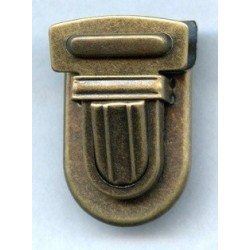 Tuck lock clasp art.785P/20mm/old brass/1pc.