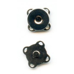 Sew-on magnetic clasp 10.5 mm/nickel/1 pc.