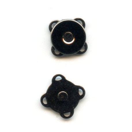 18410 Sew-on magnetic clasp 10.5 mm/graphite/1 pc.
