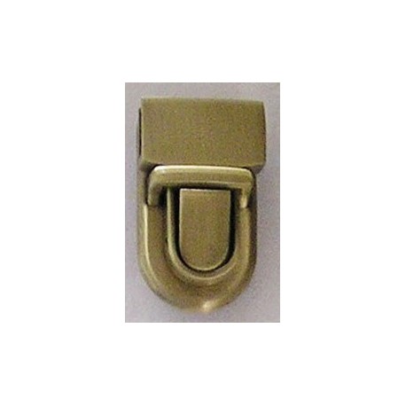Tuck lock clasp art.7631290102/old brass/24/1pc.