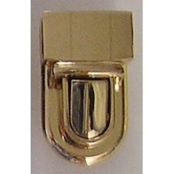 Tuck lock clasp art.7631290111/gold/24mm/1pc.