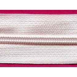 Nylon coil continuous zipper tape 5 color  ecru/1 m