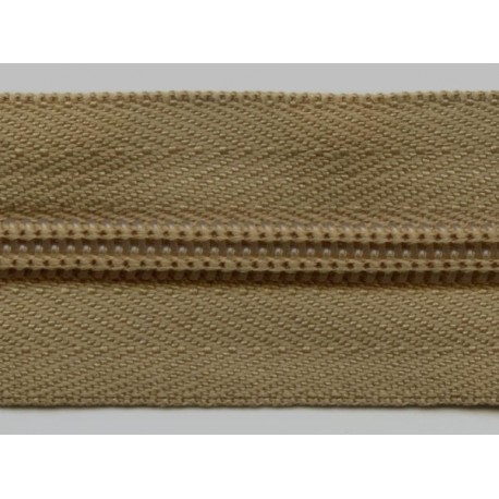 Nylon coil continuous zipper tape 5 color 268-beige/1 m