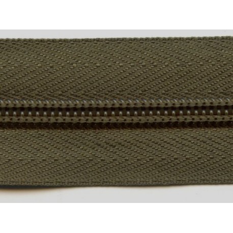 Nylon coil continuous zipper tape 5 color 305-khaki/1 m