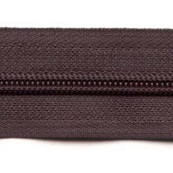Nylon coil continuous zipper tape 5 color 294-dark brown/1 m