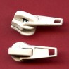 Nylon Coil Short Tab Slider Zipper Pull color 103 ecru/1 pc.