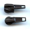 18554 Nylon Coil Short Tab Slider Zipper Pull color 294 dark brown/1 pc.