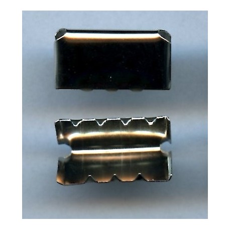 18784 Belt Tips 9x20 mm/nickel/1 pc.