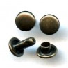 Double Rivets No.2LUX/6mm/old brass/100 pcs.