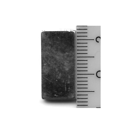 Magnetic Rectangle 20x10x2mm nickel/1pc.