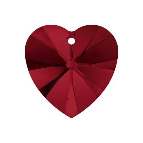 Swarovski pendant "Heart" art.6201/14.4x4 mm, color - SIAM/1 pc.
