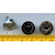 Magnetic Snap Fasteners 14 mm thin, nickel/1 pc.