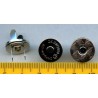 Magnetic Snap Fasteners 14 mm thin, nickel/1 pc.
