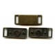 Magnetic clasp art.-Nr. ZZBM 40x15mm/old brass/1 pc.