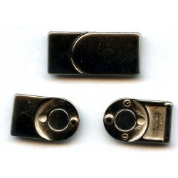 Magnetinis užsegimas ZZMM 36x17mm/nikelis/1vnt.