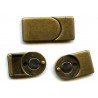 Magnetic clasp art.-Nr. ZZMM 36x17mm/old brass/1 pc.