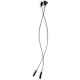 Clothing loop-pin black/130mm/black/1000pcs.