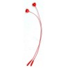 Clothing loop-pin red/130mm red/1000pcs.