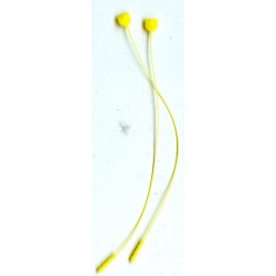 Clothing loop-pin yellow/130mm/1000pcs.