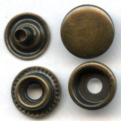 20625 Snap Fasteners "STANDARD 15"/stainless/old brass/60 pcs.