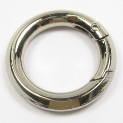 17545 Metal ring carabiner art.502/25mm/1pcs.