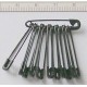 Safety Pins No.1/28 mm, black/12 pcs.