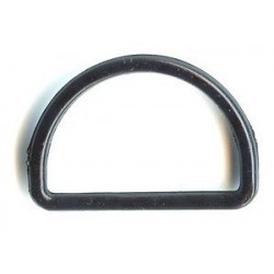 14130J Plastic D-ring 25x16 mm black/1 pc.