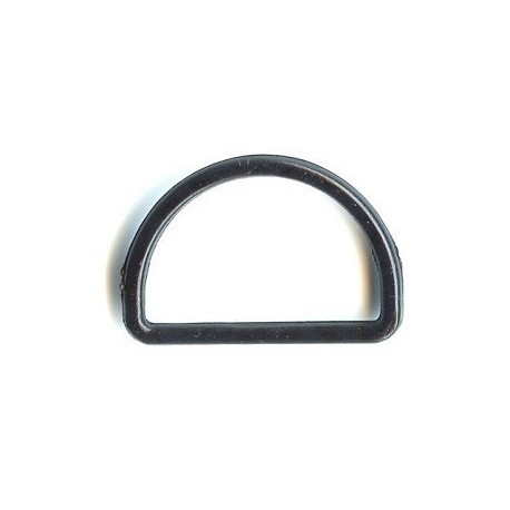 14130J Plastic D-ring 25x16 mm black/1 pc.