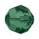 7555 Swarovski karoliai art.5000/8 Emerald/10 vnt.