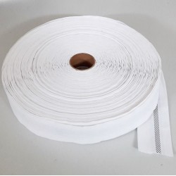 Waistband with insertion 50 mm white/1m